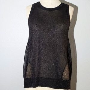 Sheer Sleeveless Michael Kors Top